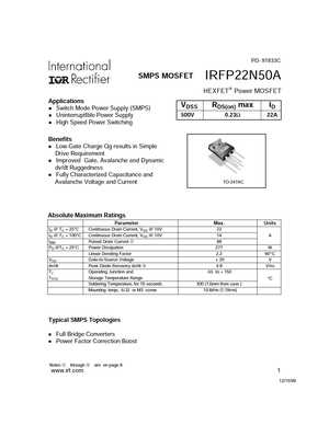 IRFP23N50L