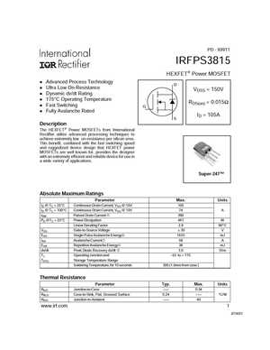 IRFPS3815PBF
