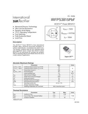 IRFPS3815PBF
