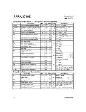 IRFU3710Z-701PBF