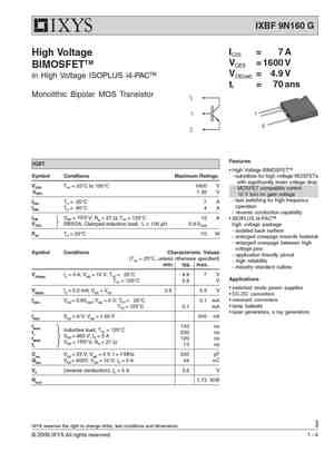 IXBF9N160G
