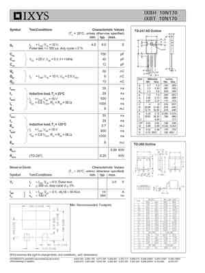 IXBH15N170
