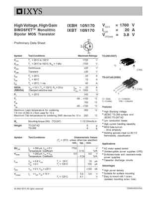 IXBT15N170
