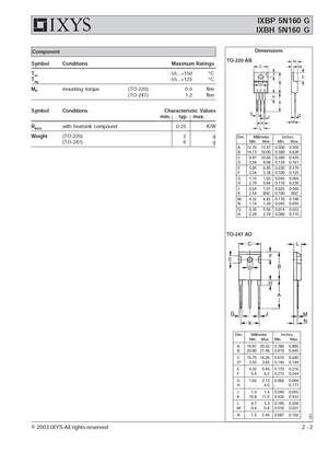 IXBH5N160G
