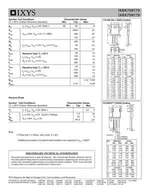IXBX75N170A
