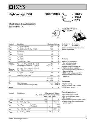 IXDN75N120
