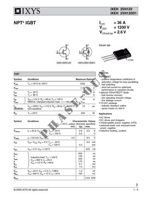 IXEH25N120D1
