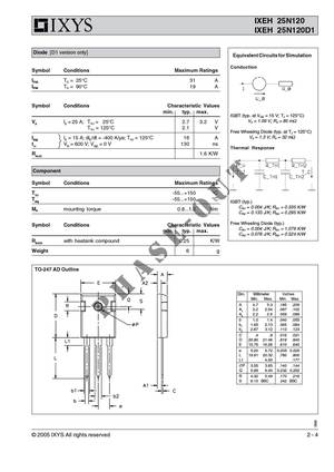 IXEH25N120D1
