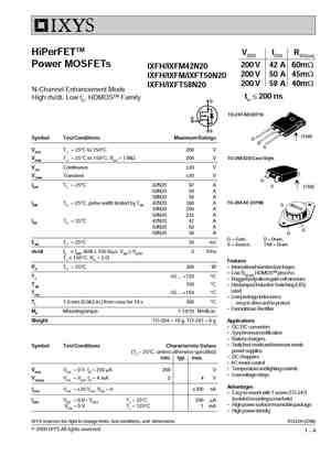 IXFT50N60P3