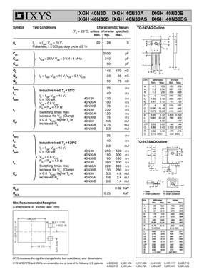 IXGH40N30A
