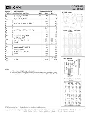 IXGT6N170AHV
