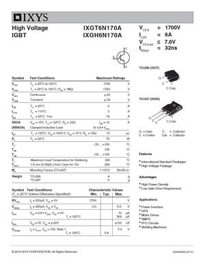 IXGT6N170AHV
