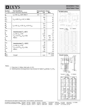 IXGT6N170AHV
