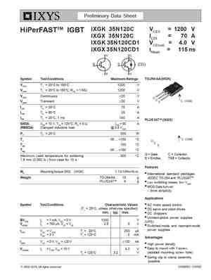 IXGX35N120C
