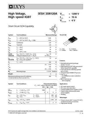 IXSH35N120B