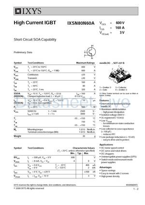 IXSN80N60BD1
