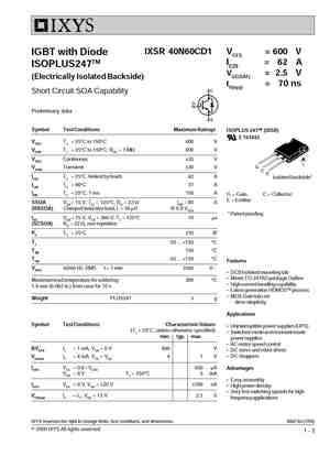 IXSR40N60CD1