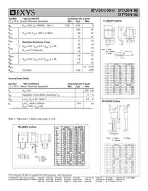 IXTA02N250HV
