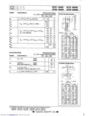 IXTH15N40MA
