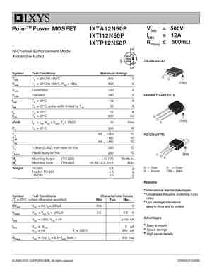 IXTI12N50P