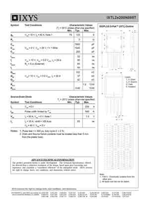 IXTL2X200N085T
