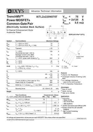 IXTL2X200N085T
