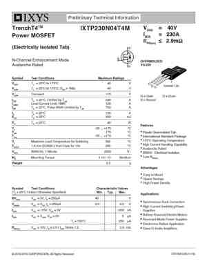 IXTP22N15MB
