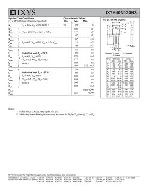 IXYH40N120C3D1
