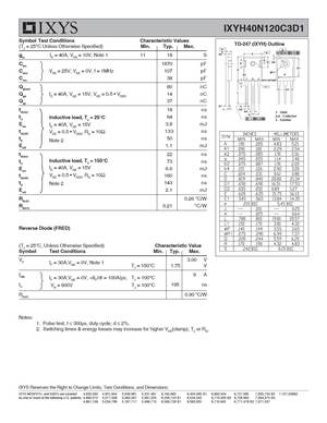 IXYH40N120C3D1
