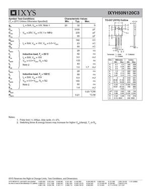 IXYH50N120C3
