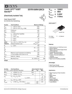 IXYR100N120C3
