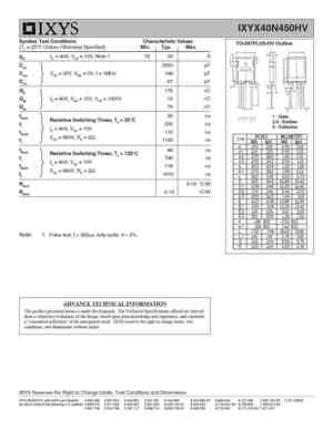 IXYX40N450HV
