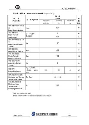 JCS3AN150WA
