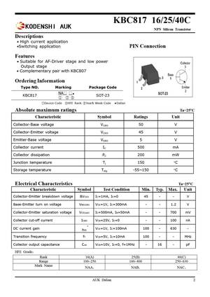 BC817-40-AU
