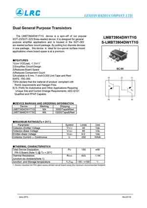 MBT3904DW2T1G
