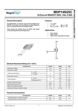 MDP14N25CTP
