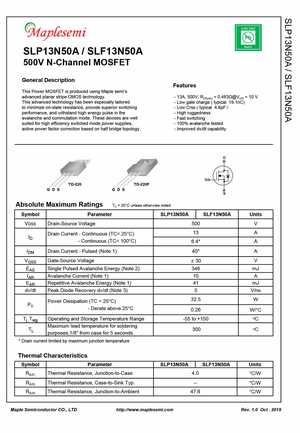 13N50G-TF1-T
