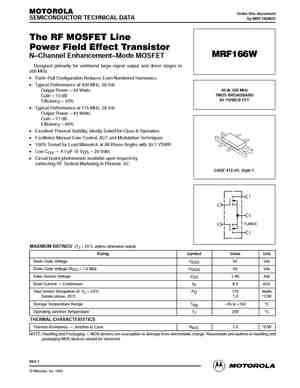 MRF166W
