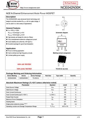 NCE042N30K
