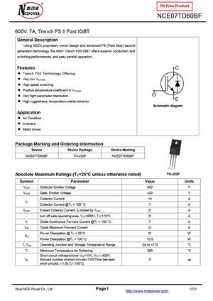 NCE07TD60BK
