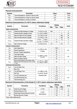NCE15TD60BP
