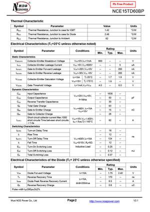NCE15TD60BP
