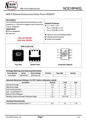 NCE16P40Q
