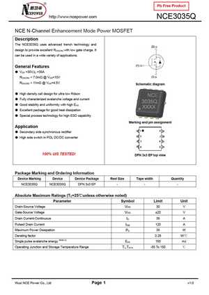 NCE3035Q
