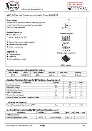 NCE30PD08S
