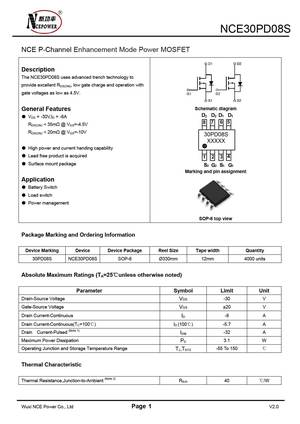 NCE30PD08S
