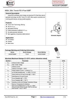 NCE30TD65BP
