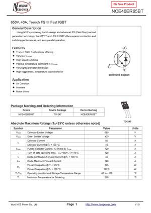 NCE40ER65BPF
