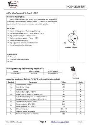 NCE4060I
