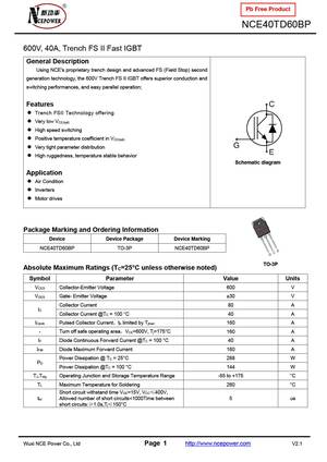 NCE40TD60BPF
